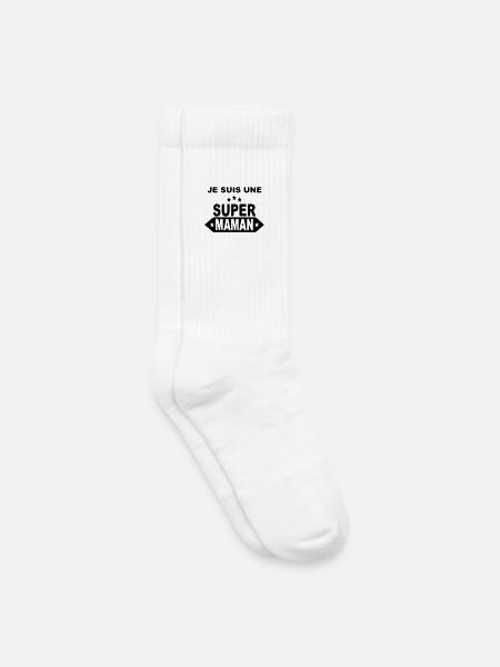 I'm a great mom - Kids Tennis Socks - white