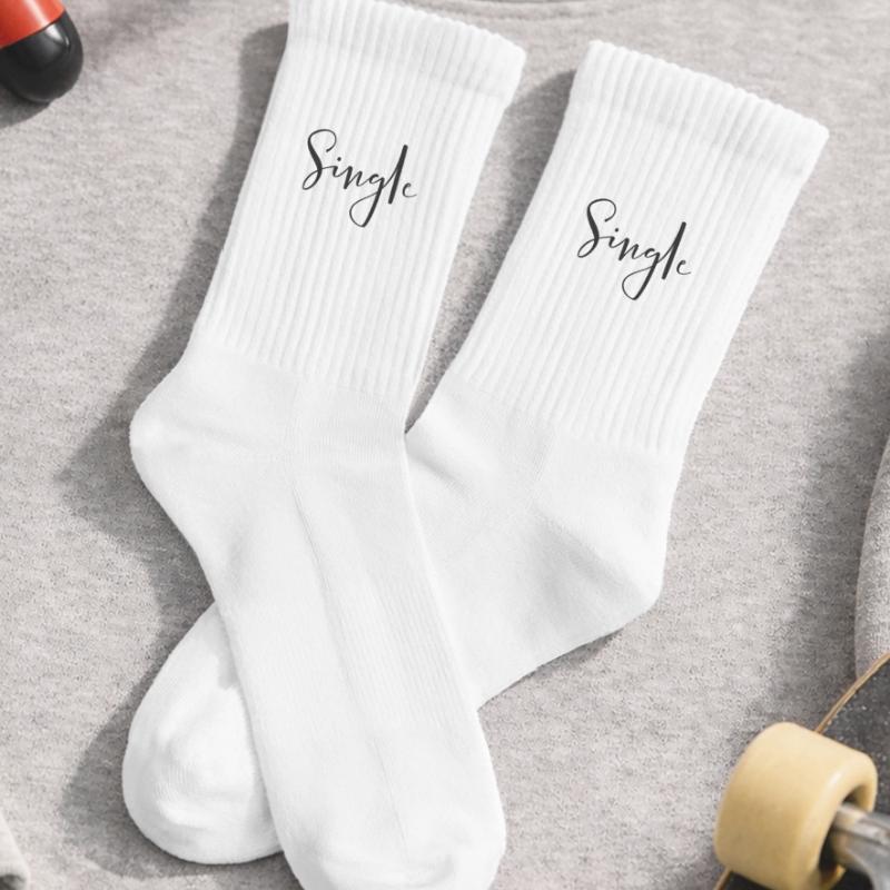 Simple – Conception de texte à déclaration cool Chaussettes de tennis bio enfant