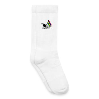 Terschelling Music Flag – Inselstimmung - Kinder Tennissocken - Weiß - Rechts