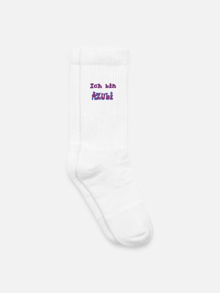 Ich_bin_Azubi - Kinder Tennissocken - Weiß