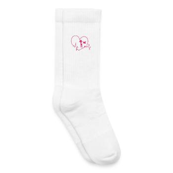 Airedale Terrier - Kids Tennis Socks - white - Right