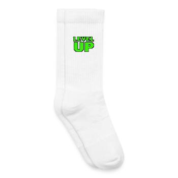 Retro Level Up Gaming T-Shirt 8Bit - Kinder Tennissocken - Weiß - Rechts