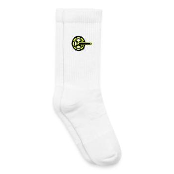 Icône de plateau de vélo - Chaussettes de tennis bio enfant - blanc - Droite