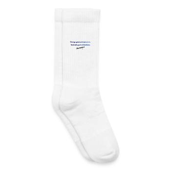 Ändere deine Perspektive, nicht deine Richtung | Insp - Kinder Tennissocken - Weiß - Rechts