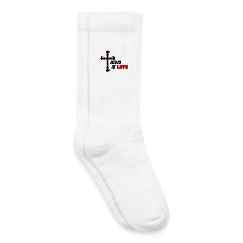 Jesus is Love - Kids Tennis Socks - white - Right