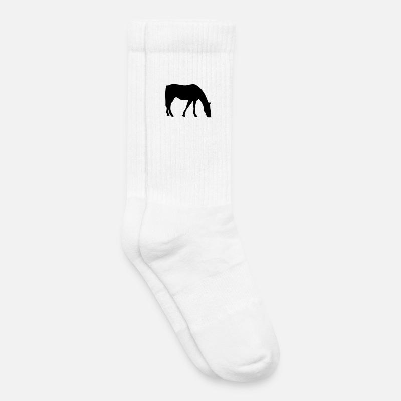 Pferd - Kinder Tennissocken - Weiß