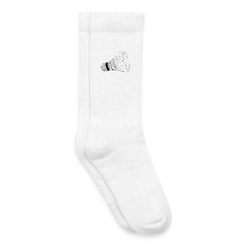 Volant de badminton - Chaussettes de tennis bio enfant - blanc - Droite