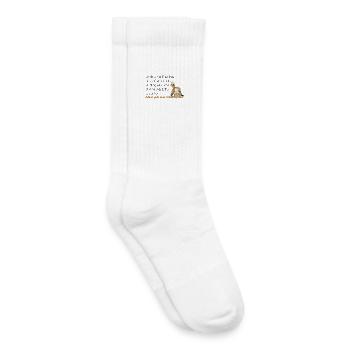 sei fleißig wie ein bienchen - Kinder Tennissocken - Weiß - Rechts