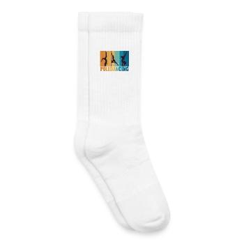 Poledancing Pole dance Vintage Retro Geschenk - Kinder Tennissocken - Weiß - Rechts