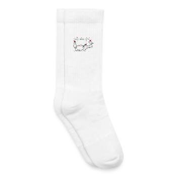 Weihnachten, merry christmas - Kinder Tennissocken - Weiß - Rechts