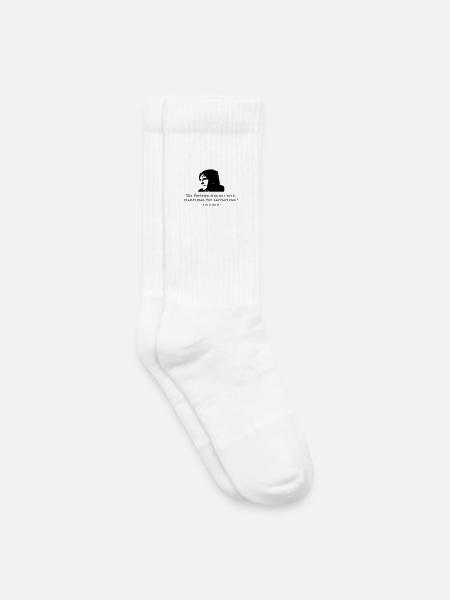 Dutschke Parteien - Kinder Tennissocken - Weiß