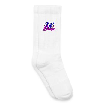 Fröhliche Tanzmotivation - Kinder Tennissocken - Weiß - Rechts