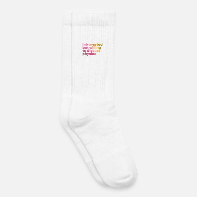 Physik - Kinder Tennissocken - Weiß