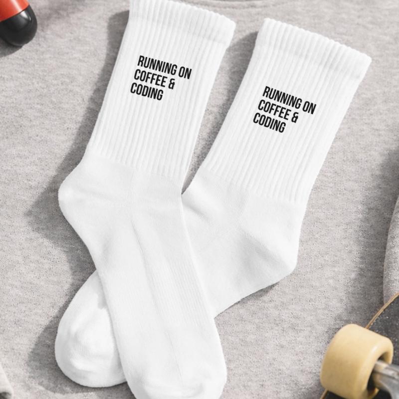 Coding Coding Coding Kids Tennis Socks