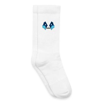 Zwei Flaggen mit dem Text MINNESOTA - Kinder Tennissocken - Weiß - Rechts