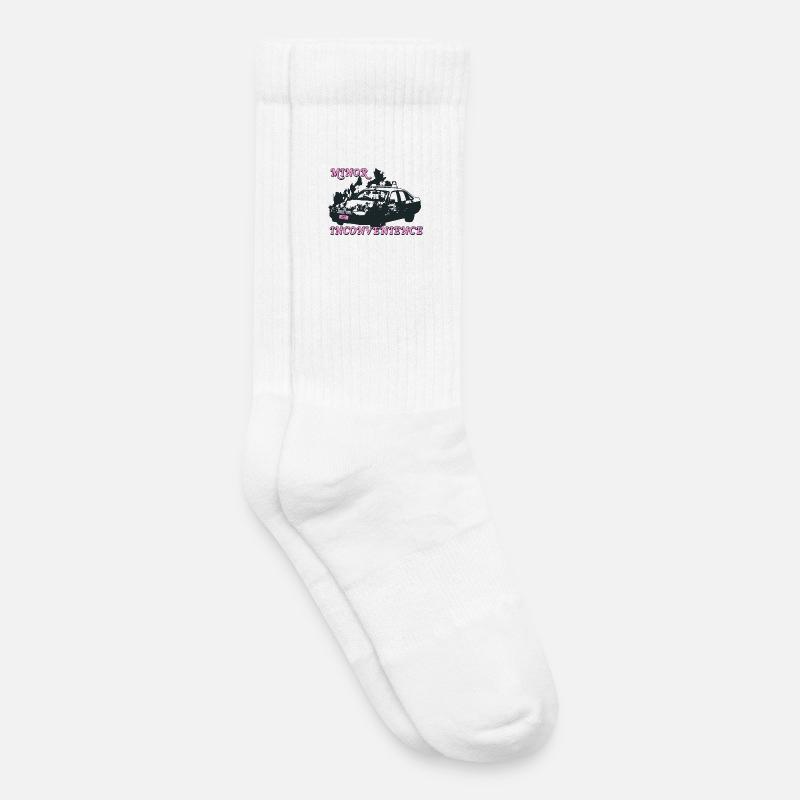 Conception de la déclaration d’inconvénient mineur - Chaussettes de tennis bio enfant - blanc