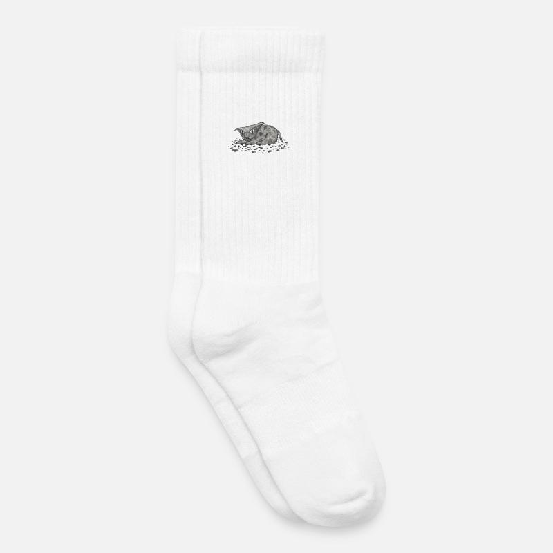 Grim Cat - Kinder Tennissocken - Weiß