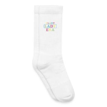 Époque Plant Lady Pastel - Chaussettes de tennis bio enfant - blanc - Droite