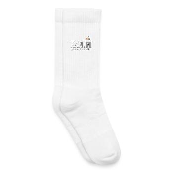 Kanuni Deep Sea Drill Chip Logo - Kids Tennis Socks - white - Right