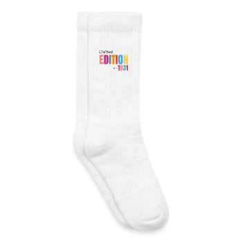 Limited edition Made in 1931 - Chaussettes de tennis bio enfant - blanc - Droite