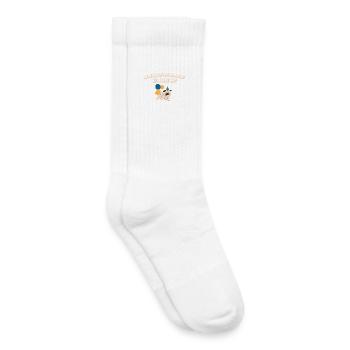 Birthday Crew - Kinder Tennissocken - Weiß - Rechts