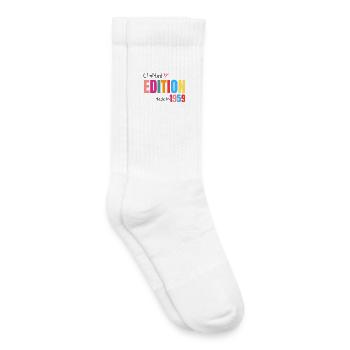 Limited edition Made in 1959 - Chaussettes de tennis bio enfant - blanc - Droite