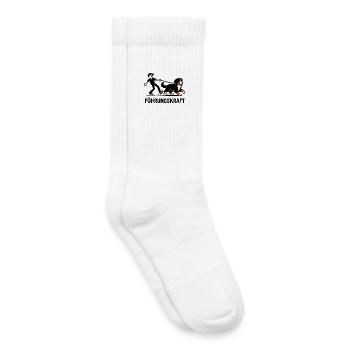 Berner Sennenhund Führungskraft Hundehalter Humor - Kinder Tennissocken - Weiß - Rechts