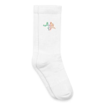 Retro American Football Vintage Sport Geschenk  - Kinder Tennissocken - Weiß - Rechts