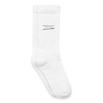 Live in der Gegenwart, aus dem Takt - Kinder Tennissocken - Weiß - Rechts