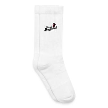 revolution fist - Chaussettes de tennis bio enfant - blanc - Droite