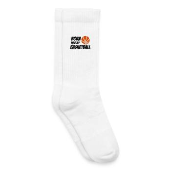 Born to play Basketball - Kids Tennis Socks - white - Right