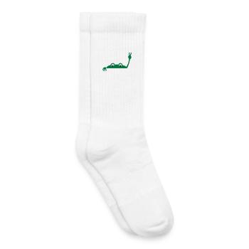 Frog face - Kids Tennis Socks - white - Right