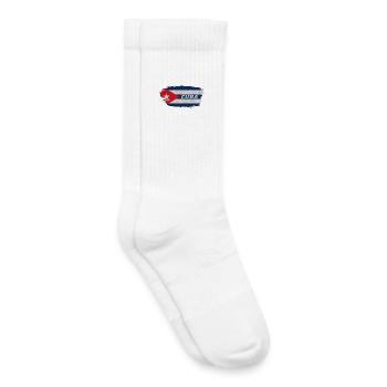 Cuba Drapeau / Caraïbe Cadeau - Chaussettes de tennis bio enfant - blanc - Droite
