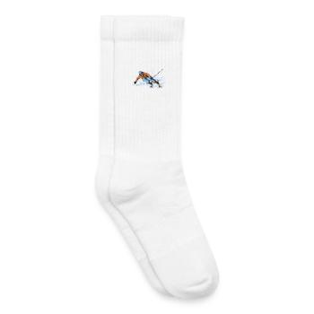 Skiing - Kinder Tennissocken - Weiß - Rechts