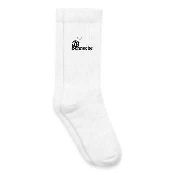 Schnecke - Kinder Tennissocken - Weiß - Rechts