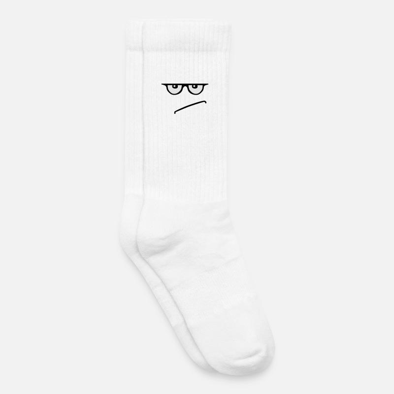 grumpy - Kids Tennis Socks - white