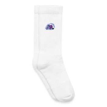 truck - Kids Tennis Socks - white - Right