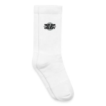 Best Son In The Galaxy - Kids Tennis Socks - white - Right
