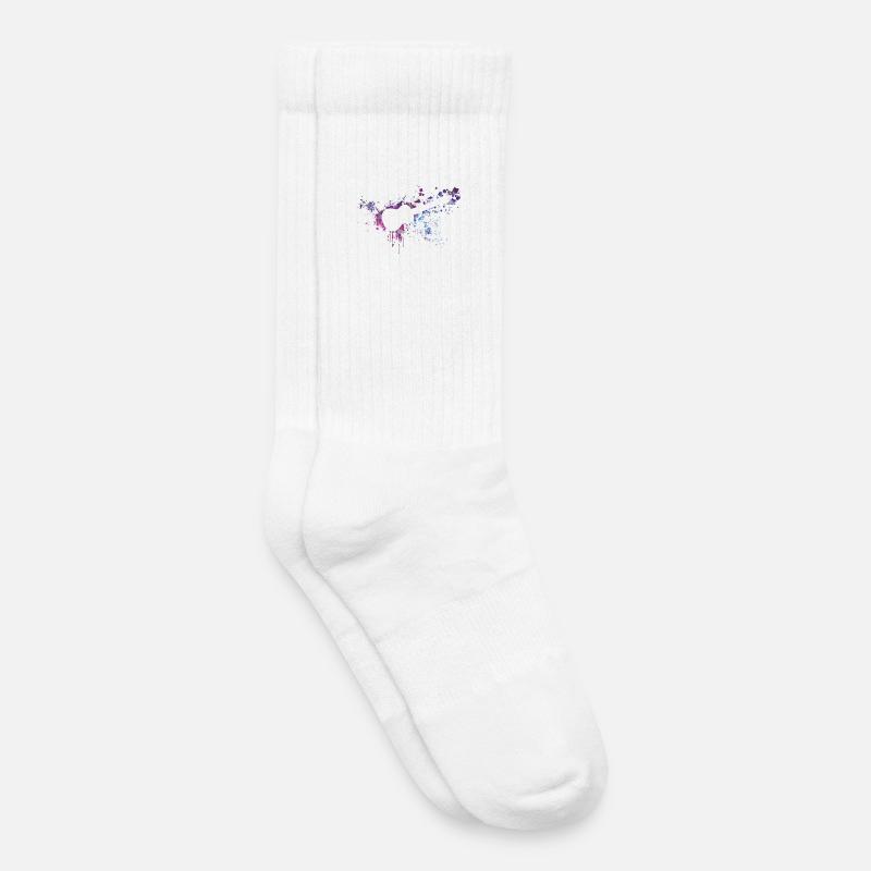 ukulele splash - Kinder Tennissocken - Weiß