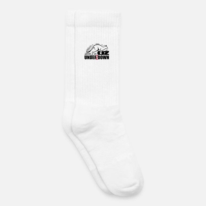 down under - Chaussettes de tennis bio enfant - blanc