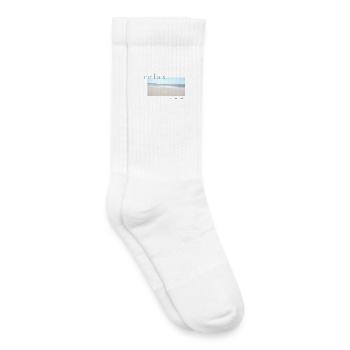 Relax – Sea Sand Salt - Kinder Tennissocken - Weiß - Rechts