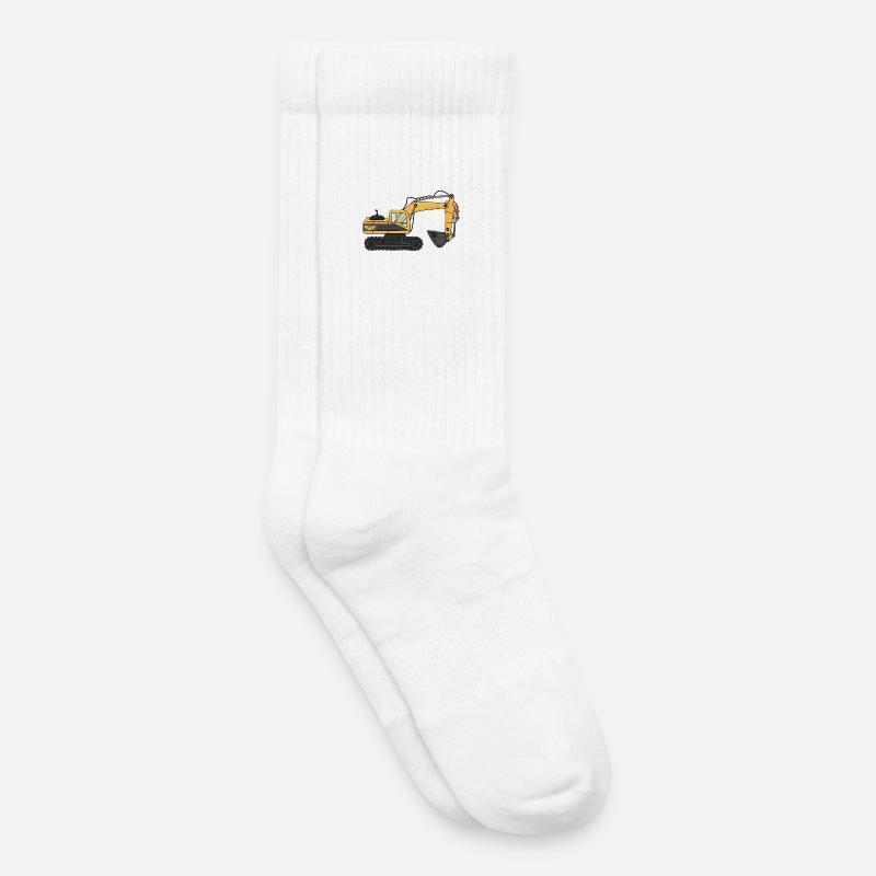 Bagger - Kinder Tennissocken - Weiß