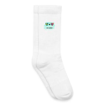 Norway and Sweden 100% Perfect / Gift - Kids Tennis Socks - white - Right