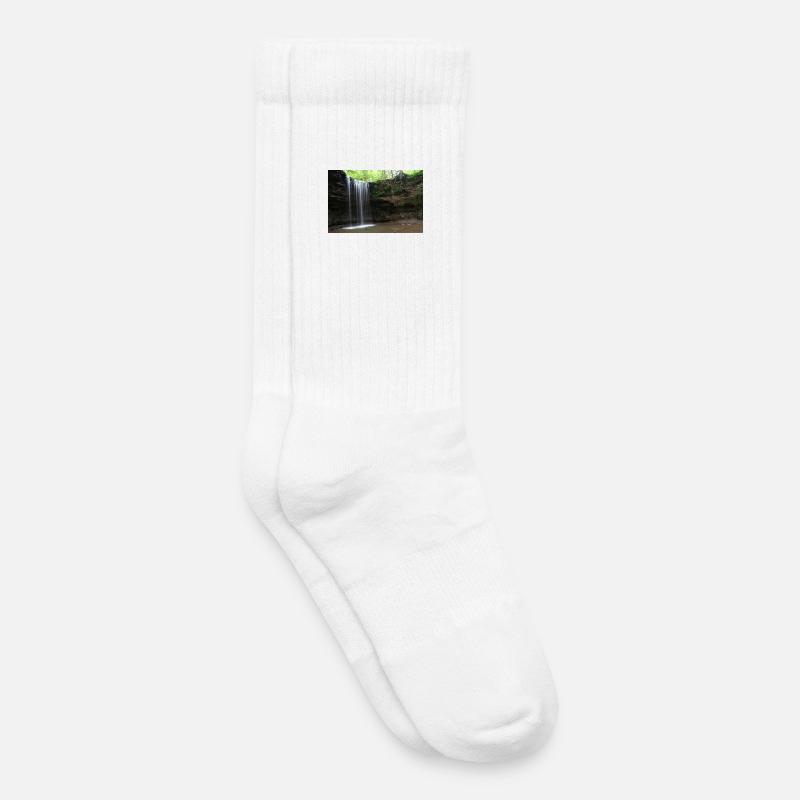 WASSERFALL HÖRSCHBACH BEI MURRHARDT - Kinder Tennissocken - Weiß