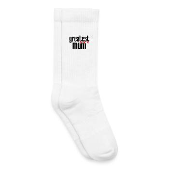 Best Mom - Mother's Day - Kids Tennis Socks - white - Right