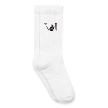 Angeln Skelett Selfie Gross - Kinder Tennissocken - Weiß - Rechts