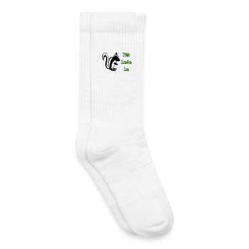Humorvolle Skunk-Philosophie Zitat-Design - Kinder Tennissocken - Weiß - Rechts