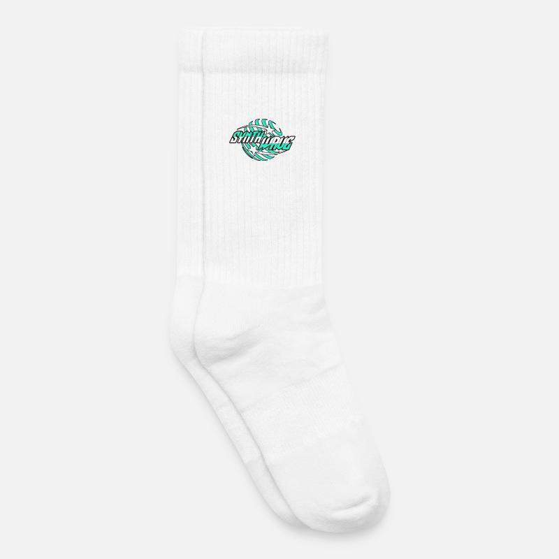 Synth Wave Synthesizer - Kinder Tennissocken - Weiß