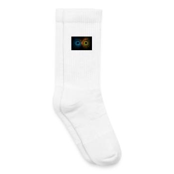 unnamed - Chaussettes de tennis bio enfant - blanc - Droite