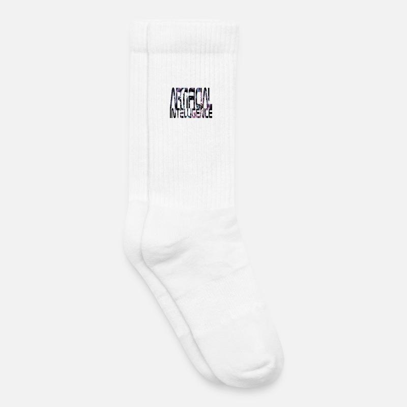 Artificial Intelligence - Kinder Tennissocken - Weiß